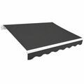 AUVYI Markisenstoff Anthrazit 5x3m UV-beständig Wetterfest Balkon Terrasse Garten